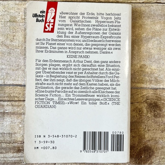 Douglas Adams Per Anhalter durch die Galaxis Paperback Book - Picture 2 of 4